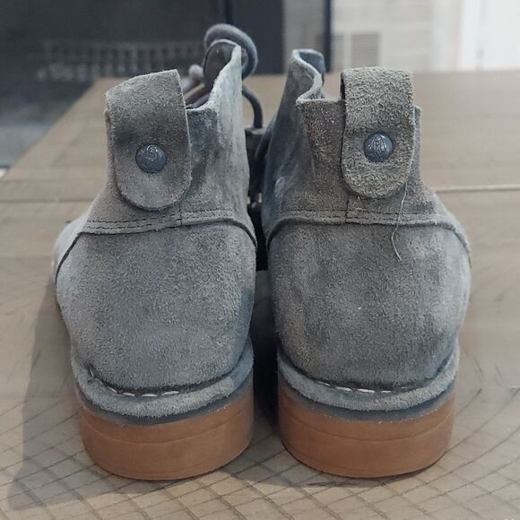 Hush Puppies Cyra Catelyn Gray Suede Chukka Boots Sz 8.5 - Picture 5 of 11